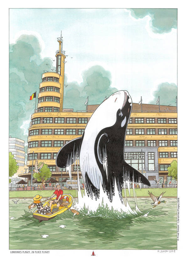 Affiche Fred Simon - Flagey Mutations