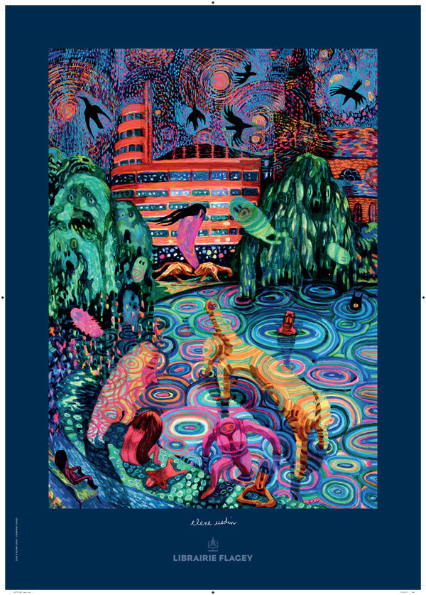 Affiche Elene Usdin - Ixelles Lakes' Spirits