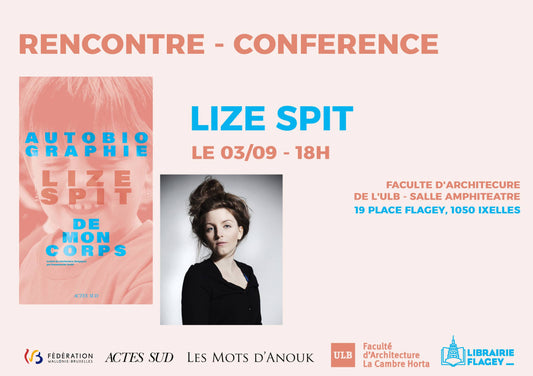 Ticket rencontre-conférence avec Lize Spit