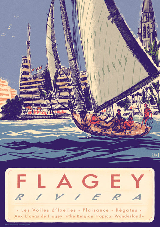 Affiche Pierre-Henry Gomont - Flagey riviera